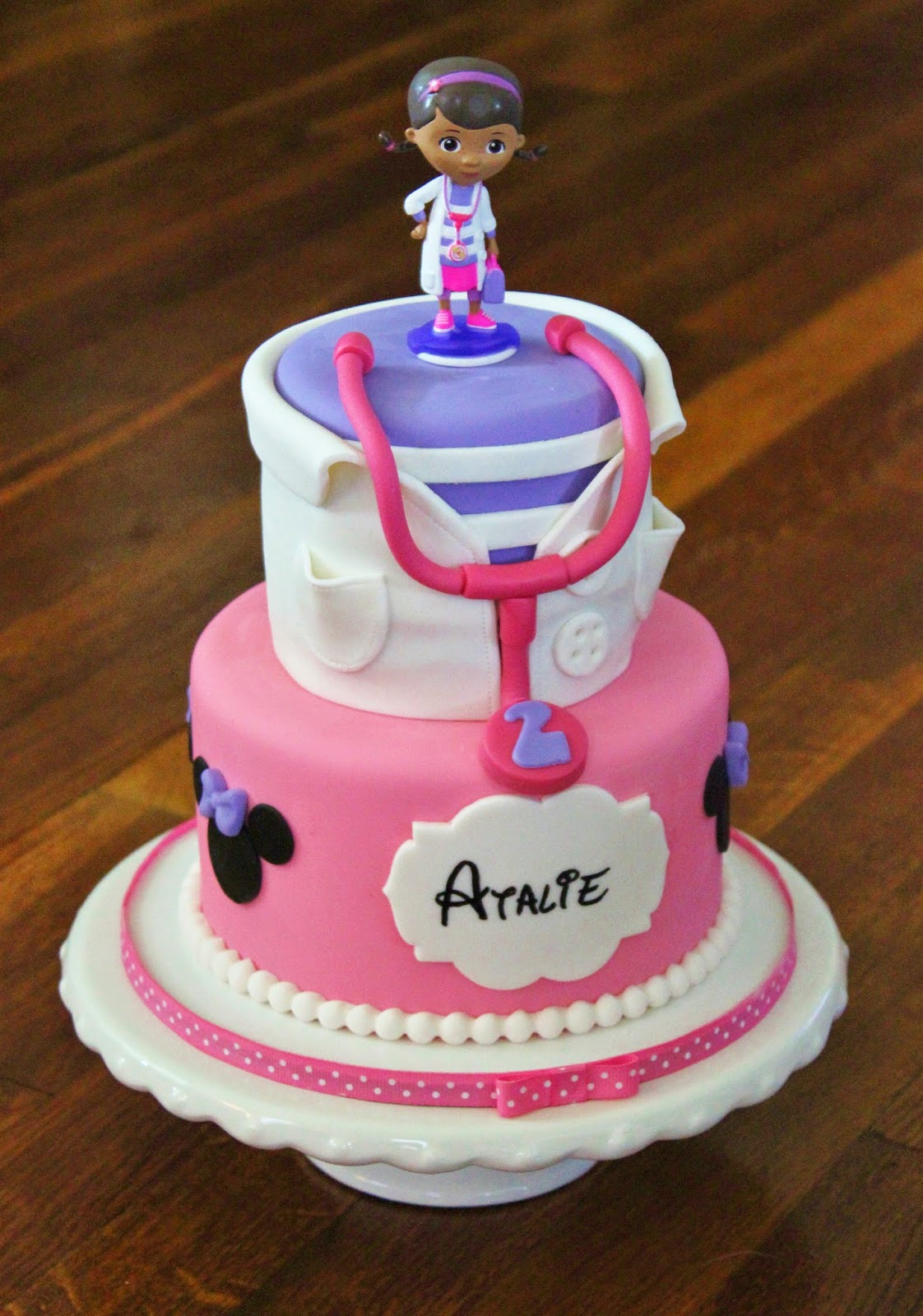 Cakes by Becky: Doc McStuffins & Minnie Mouse Birthday