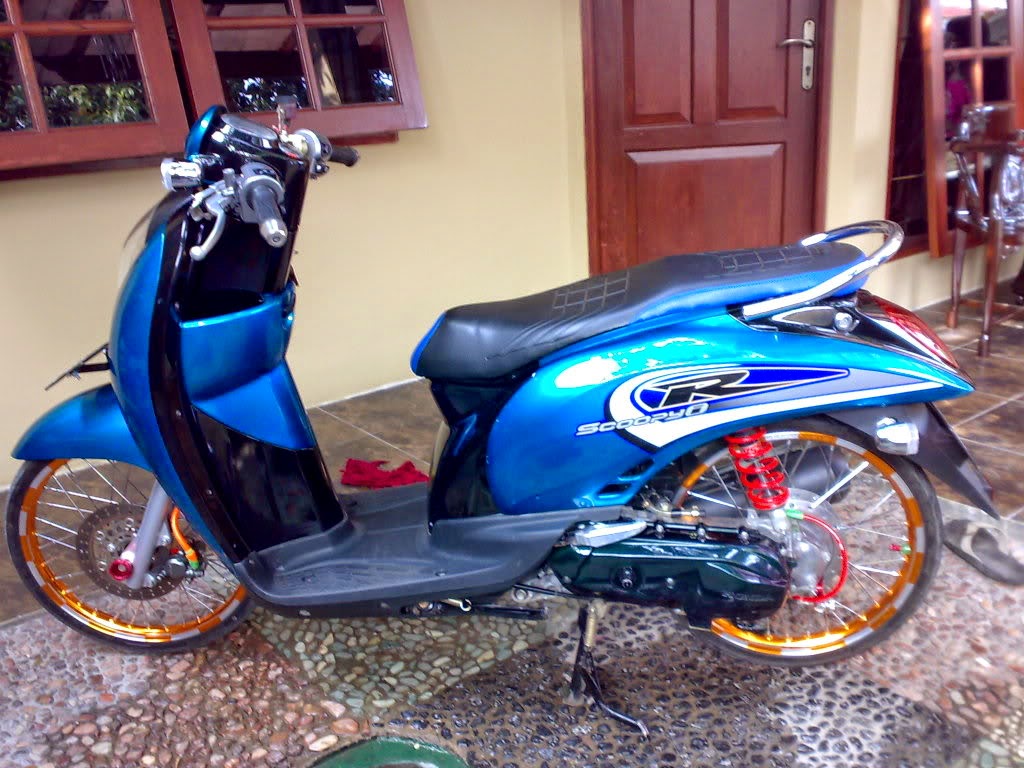 Download Kumpulan 41 Modifikasi Yamaha Fino Ungu Terbaru Kempoul Motor