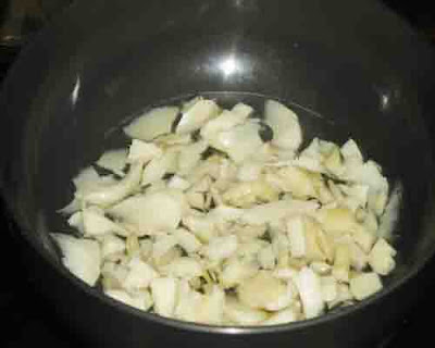 boiled bamboo shoots