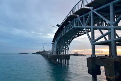 jembatan eksotis di pulau tidung