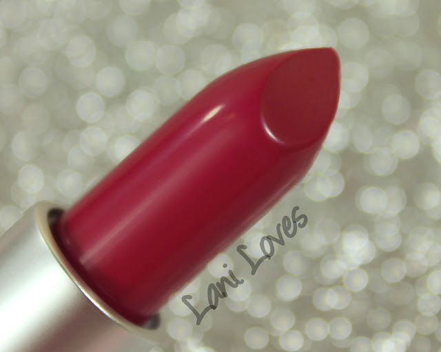 MAC X Philip Treacy Lipsticks - Hollywood Cerise Swatches & Review