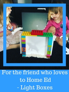 Home Education Light Box Play and learning