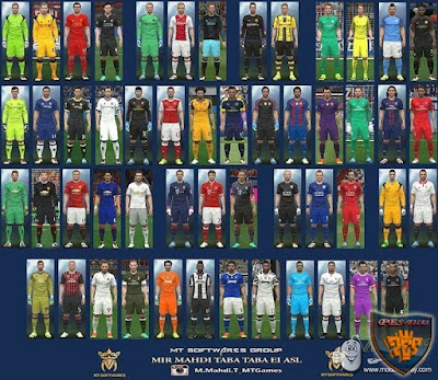 PES 2016 New Kit 2016-17 v.1.8 by MT Games 1991