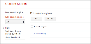 How to Add Google Custom Search Engine in Blog