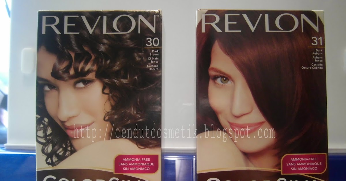 CENDUTCOSMETIK TOKO ONLINE CAT RAMBUT REVLON CONTOH WARNA 