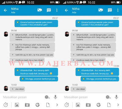 Cream Pemutih Wajah Putih Merona Testimoni Liyoskin