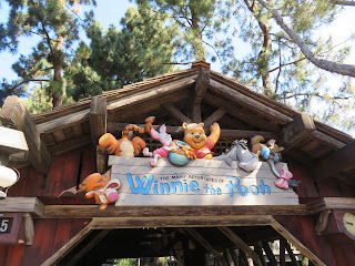 The Many Adventures of Winnie the Pooh Disneyland Sign