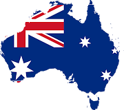 Do kids still have pen pals? Thanks to technology, one can be in touch with . (australia flag map)