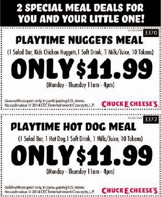 chuck e cheese coupons 2018