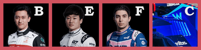 Drivers: Zhou B  |  Tsunoda E  |  Ocon F Constructor: Williams C