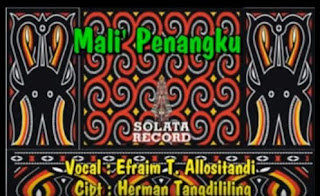 Lirik Lagu Toraja Mali' Penangku (Efraim T. Allositandi)