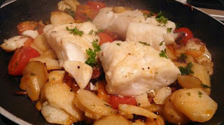 One Pot Cod with Chorizo Potatoes and Paprika Aioli Recipe