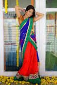 Santoshi sharma half saree pics-thumbnail-5