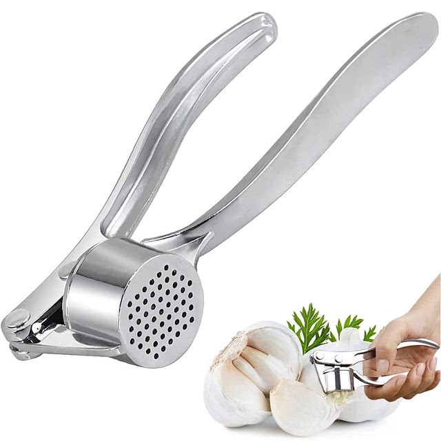 Stainless Steel Garlic Press Buy on Amazon and Aliexpress