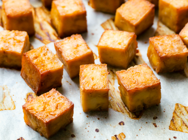 How to Make Crispy Baked Tofu #vegan #recipes