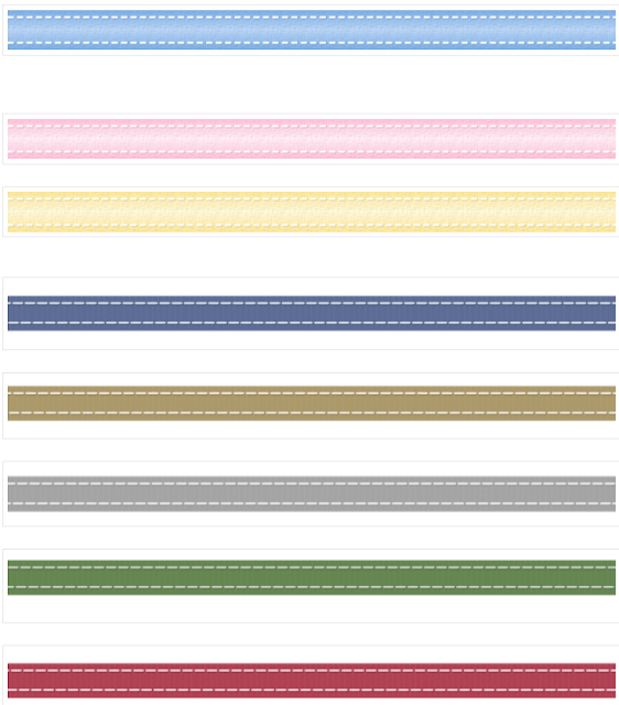 Ribbon Borders for your First Communion Scrapbooking.