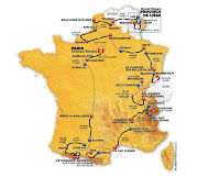 Here are a few of the things that will be happening in France during the . (map route)