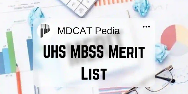 UHS MBBS Merit List 2022 [1st 2nd Provisional & College Wise List]