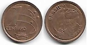 Moeda de 1 centavo, 1998