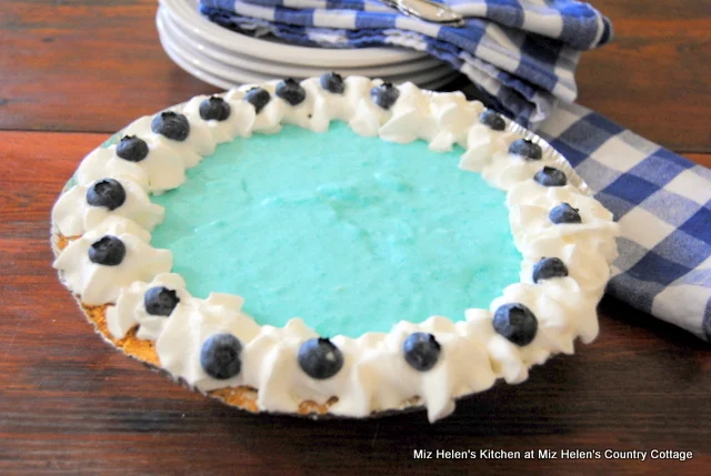 Blueberry Jello Pie at Miz Helen's Country Cottage