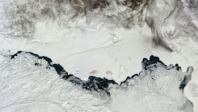 Rozpad lodu w rosyjskiej części Arktyki