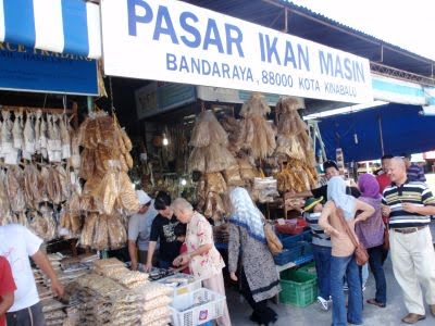 Borneotip: Kota Kinabalu Salted Fish Market