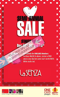 La Senza Semi-Annual Sale ONECARD Promotion