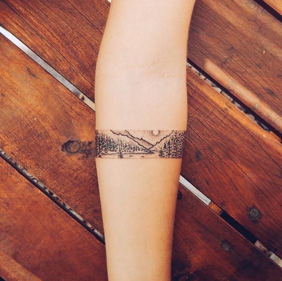 22 Awesome Mountain Tattoos That You Will Love - AWESOME TAT