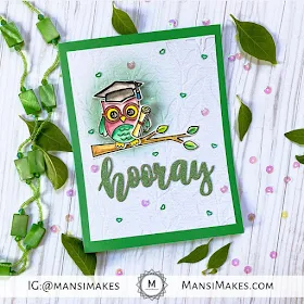 Sunny Studio Stamps: Woo Hoo Customer Card by Mansi Makes