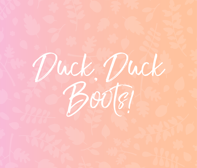 Monogrammed Duck Boots