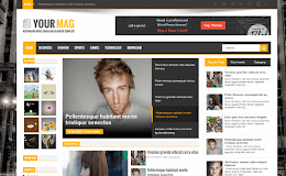 YourMag Media blogger template