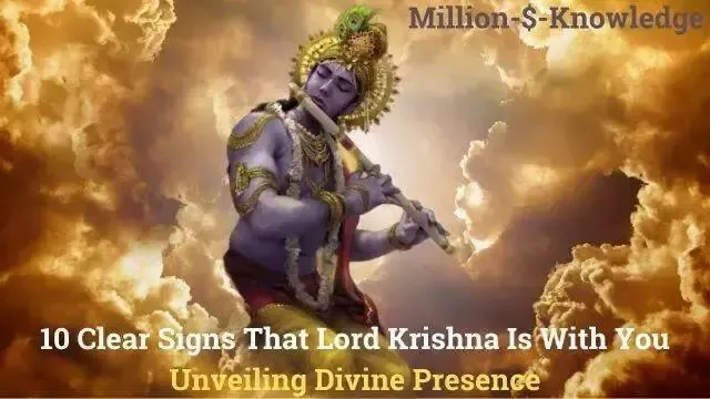 Signs that lord krishna is with you