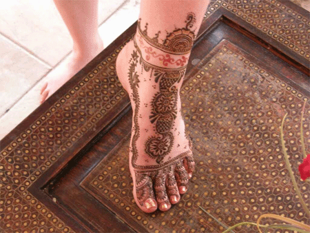 Arabic Mehndi Designs For Feet