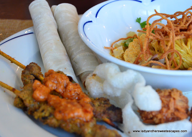 Thai specialty dishes at Dusit Thani Dubai brunch