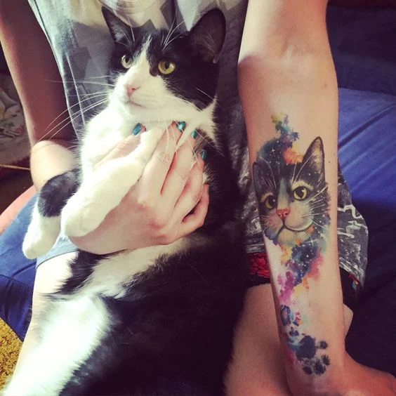 Tatuajes para chicas de gatos