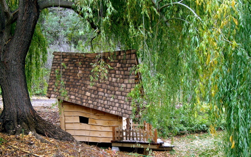 building a crooked playhouse