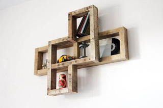 Creative pallet wall shelves ideas