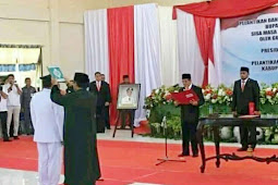 Abdul Gani Kasuba Lantik Muhdin Hi. Ma’bud Sebagai Bupati Halmahera Timur