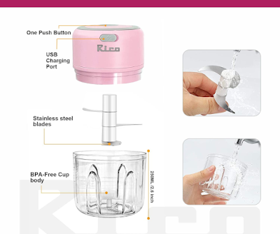 Rico Japanese Technology rechargeable Wireless Electric Chopper Review