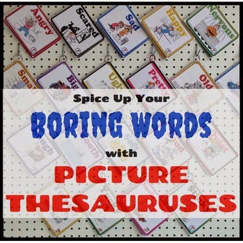 http://www.teacherspayteachers.com/Product/myfavoritethings2014-Adjectives-Shades-of-Meaning-Picture-Thesaurus-Bundle-1353091