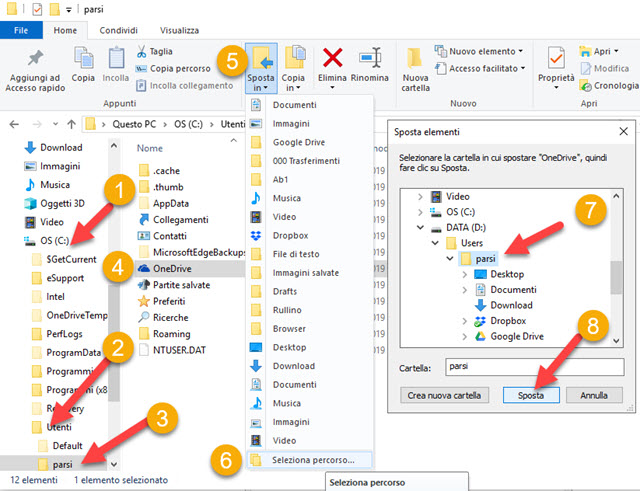 spostamento-cartella-onedrive