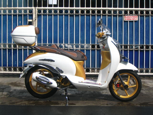  Modifikasi  JOK  MOTOR  Jok  Honda SCOOPY Pesanan Mr Vicky 
