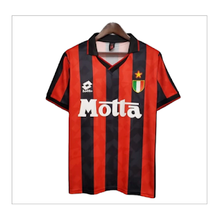 Jual Jersey AC Milan Home 1993/1994 di toko jersey jogja sumacomp, harga murah barang berkualitas