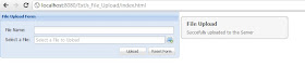 ExtJs 4 File Upload using Apache commons FileUpload Utility