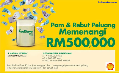 Shell FuelSave95 Contest 2011: Win RM500,000 Cash