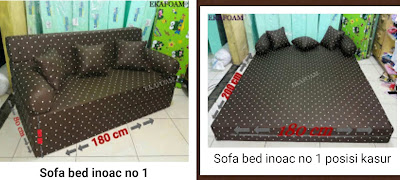 Sofa bed inoac ukuran no 1 posisi sofa dan kasur