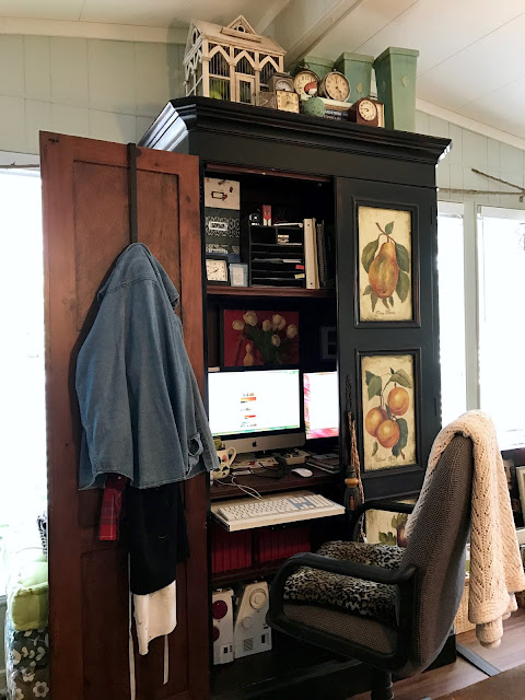 armoire is the office space