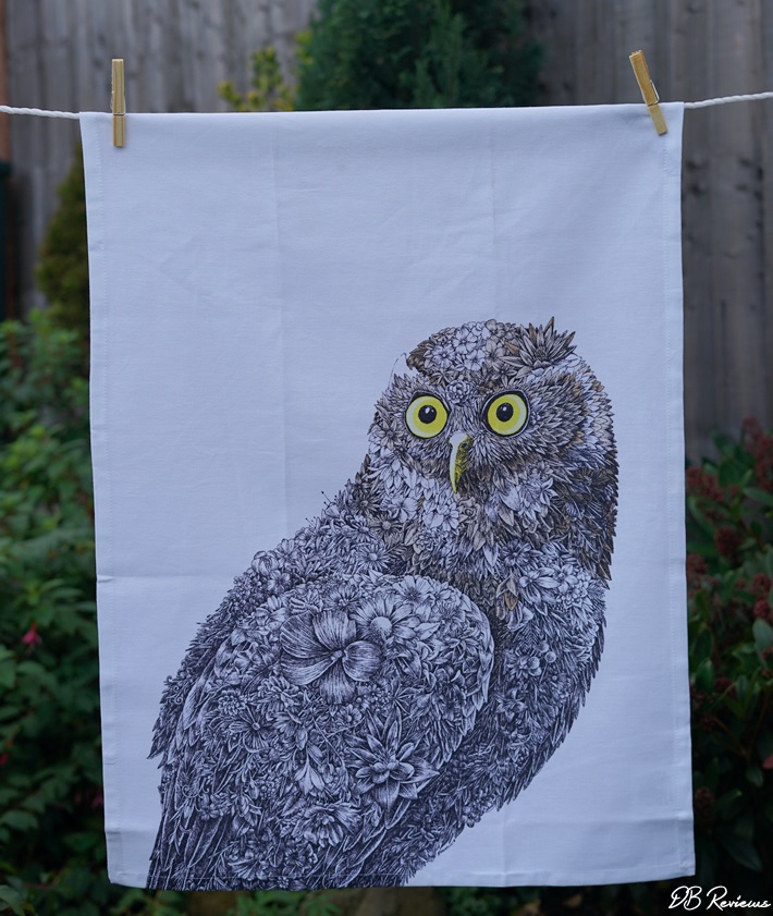 Barking Owl Tea Towel