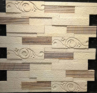 white stone wall cladding tiles