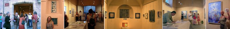 exposition à la chapelle des pénitents blancs, Gordes (84).